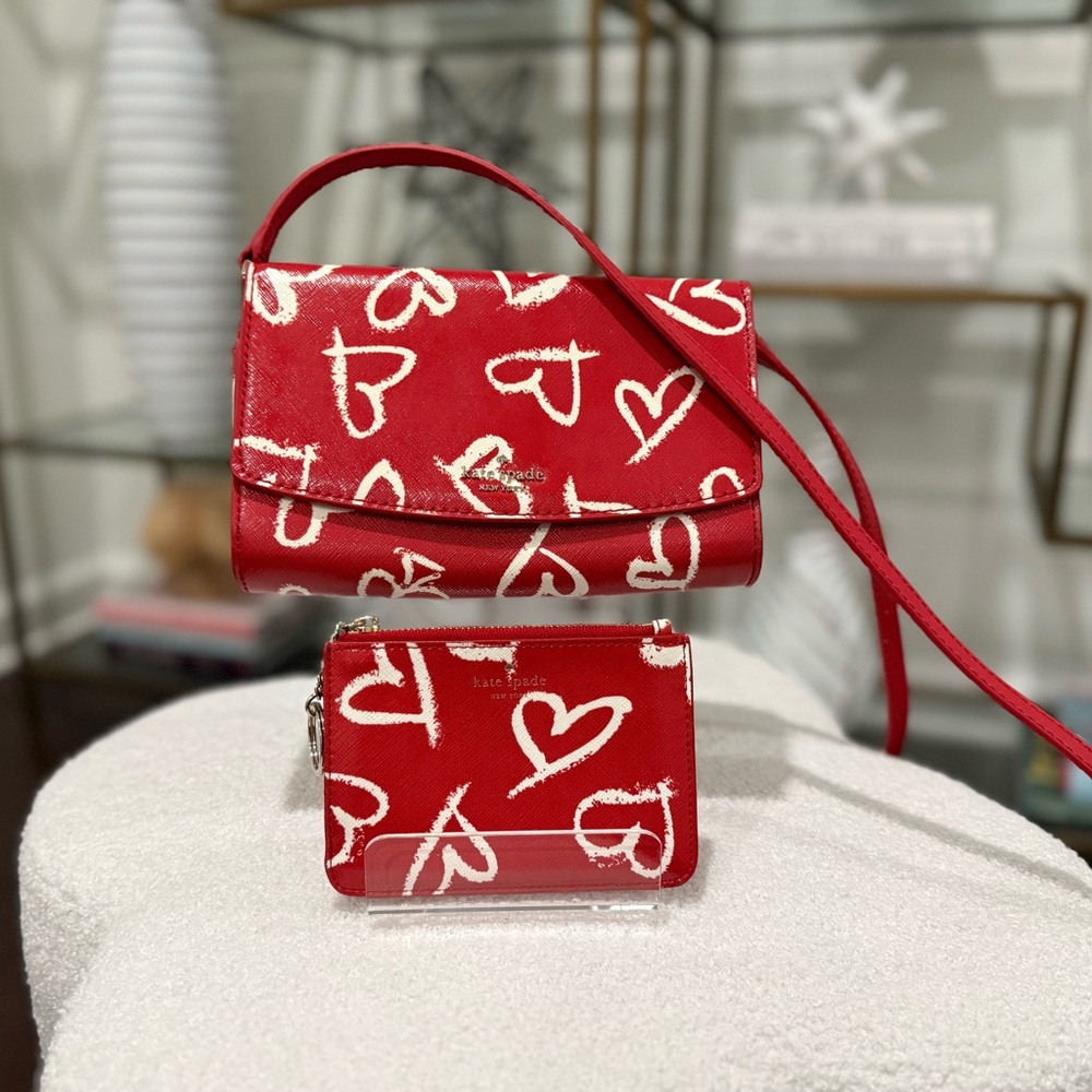 Kate Spade Heart Sketch Crossbody Set - Picture 3 of 7
